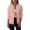 Pink, variant on Womens Cardigan Sweaters Fall Long Sleeve Knit Sweater Front Zipper Coat Grey M