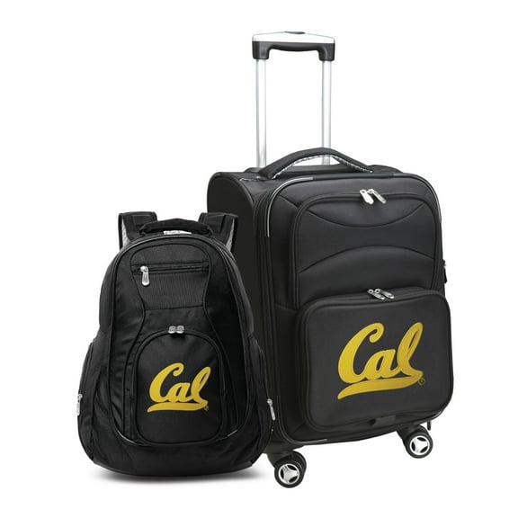 MOJO Black Cal Bears Softside Carry-On & Backpack Set