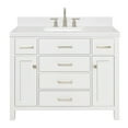 thumbnail image 2 of Ariel H042SCQRVOWHT Bristol 42" Free Standing Single Basin Vanity Set - White, 2 of 7