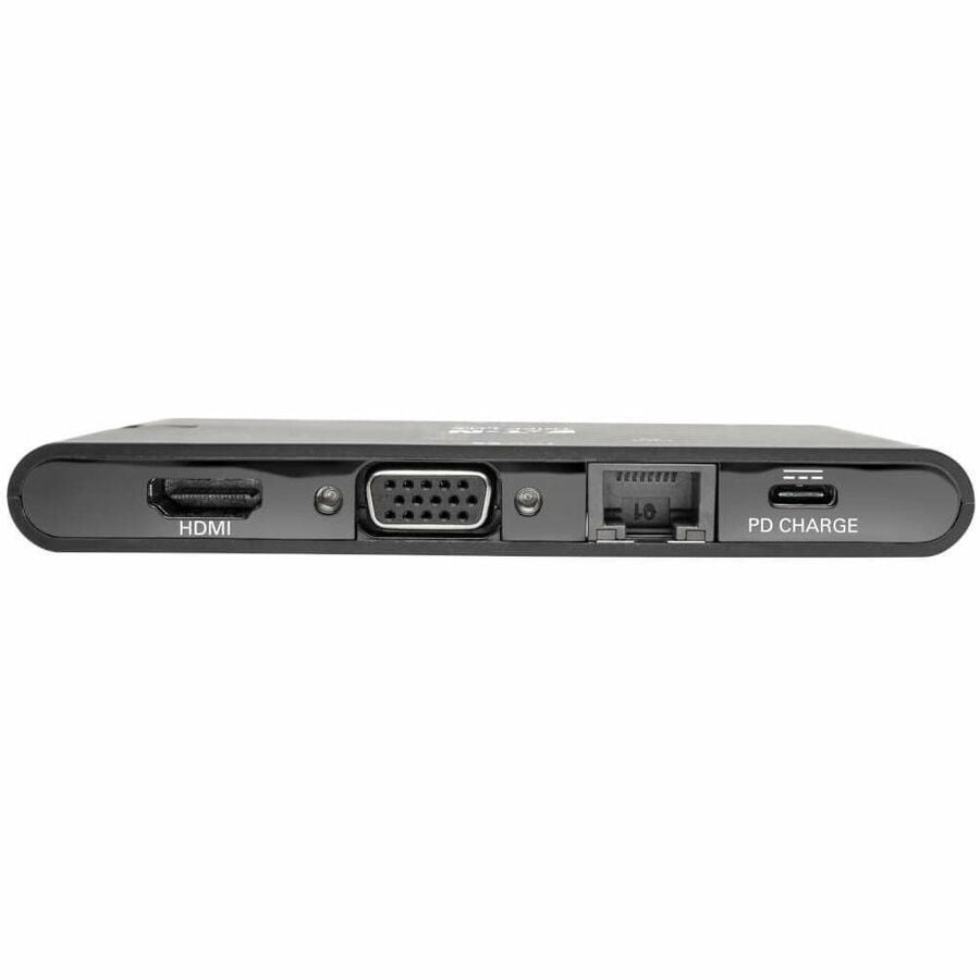 Tripp Lite by Eaton USB-C Dock - 4K HDMI VGA USB 3.x (5Gbps) USB-A/C Hub Gigabit Ethernet Memory Card Slots 100W PD Charging - for Notebook/Tablet PC/Desktop PC/Smartphone - 100 W - USB 3.0 Type C ...