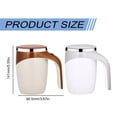 thumbnail image 3 of Rechargeable Automatic Stirring Coffee Mug, Built In Mixing Mechanism, Rust Resistant Stainless Interior, Travel Home Self Stirring Beverage Cup, 3 of 9