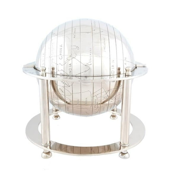 Multi Color Aluminium Globe - 16 x 16 x 15 in.