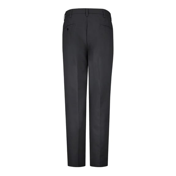Red Kap Pleated Twill Slacks PT38 Black - Unhemmed 30