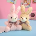 thumbnail image 4 of YYKihy Bunny Keychain Key Chain Plush Bunny Keychain Plush Pendant Decorative Bunny Pendants Plush Toy Backpack Keychain Pendant Bag Accessories, 4 of 8