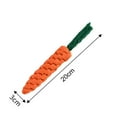 thumbnail image 5 of Moxufan Dog Toy Carrot Shape Cotton Rope Pet Chew Toy Bite-resistant Teeth Cleaning Dog Molar Toy Pet Supplies,Carrot Set, 5 of 7