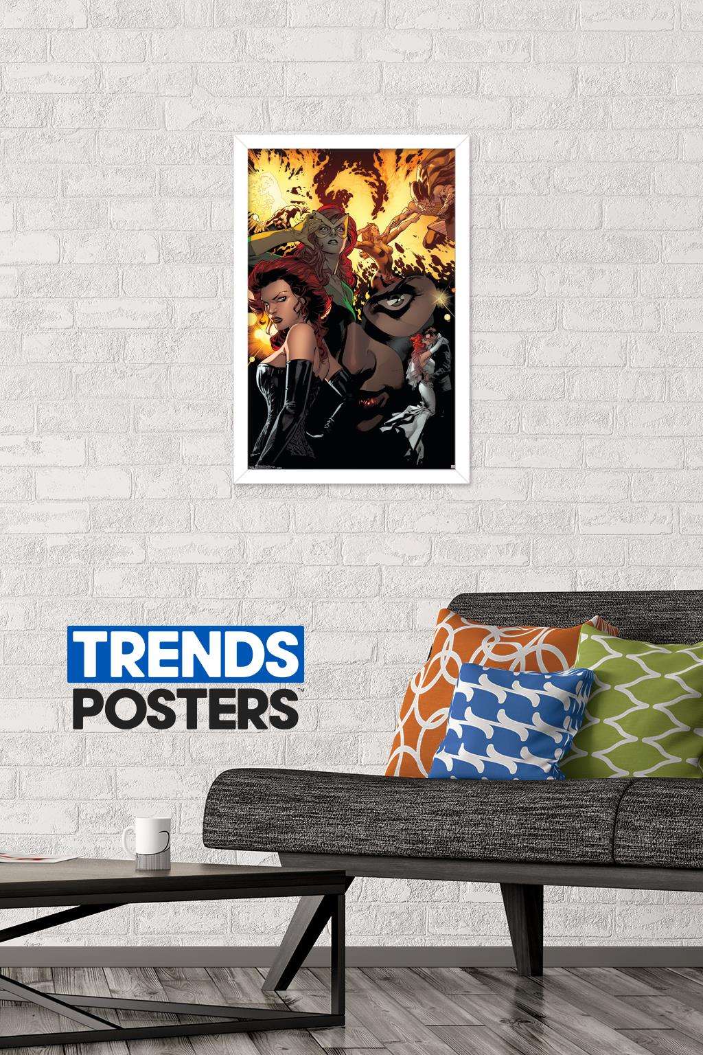 Marvel Comics - The X-Men: Dark Phoenix - Collage Wall Poster, 14.725" x 22.375", Framed
