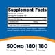 thumbnail image 2 of Suplemento Nutricost L-Ornitina 500 mg 180 cápsulas (3 botellas), 2 of 7