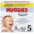 thumbnail image 1 of Huggies Snug & Dry Baby Diapers, Size 5 (27+ lbs), 162 Count, 1 of 9