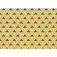 thumbnail image 1 of Ahgly Company Machine Washable Indoor Rectangle Transitional Bold Yellow Area Rugs, 5' x 7', 1 of 7