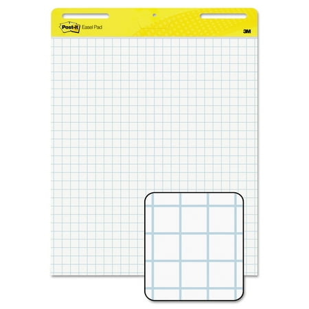 Post-it Self-Stick  25" x 30"  30-Sheet  2-Pack  Quadrille Ruled Easel Pads