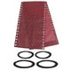 thumbnail image 2 of Reemplazo de tela para sillón reclinable transpirable Gravedad Sillón reclinable Accesorios Playa Flor Roja + Cuerda, 2 of 7