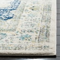 thumbnail image 6 of SAFAVIEH Evoke Teale Bordered Area Rug, Ivory/Blue, 3' x 3' Square, 6 of 13