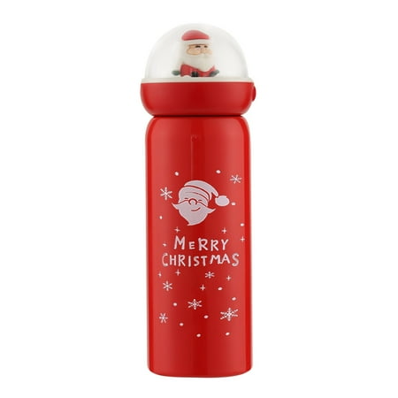 

Yrtoes Christmas Heat Preservation Stainless Steel Vacuum Heat Preservation Mug Cup 380ml