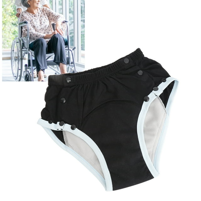 Dioche Culottes Anti-Fuites pour Incontinence pour Adultes, Couvre-Couche Anti-Fuites pour Adultes, Culottes d'Incontinence en Tissu, Lavables et Réutilisables, Unisexe