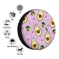 thumbnail image 4 of Lsque Different Avocados Pattern Tire Covers - Tough Tire Wheel Protector for Truck, SUV, Trailer, Camper, RV-15 inch, 4 of 6