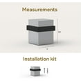 thumbnail image 3 of Mega Handles | Square Door Stopper | 1.5 inches | Polished Chrome, 3 of 5