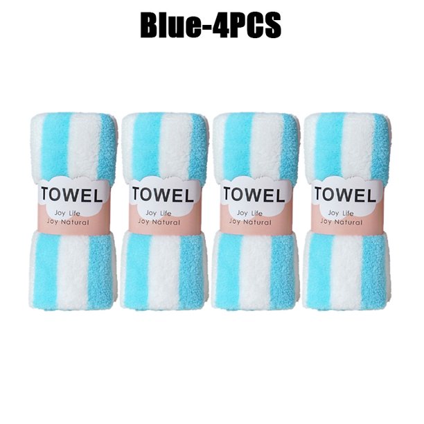 Juego de toallas con patrón de rayas de 20 piezas, toalla de mano suave, toallas de baño absorbentes de secado rápido para Baño