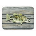 thumbnail image 1 of Carolines Treasures 8493-RUG Fish Bass Small Mouth Machine Washable Memory Foam Mat, 1 of 1