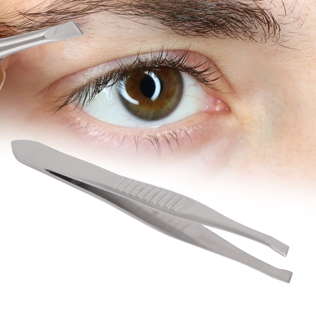PinZas Cosmético, Cejas de Cejas inclinadas AntiaBlovéticas Buena Flexibilidad para el Maquillaje Facial para Mujeres y Hombres parajas