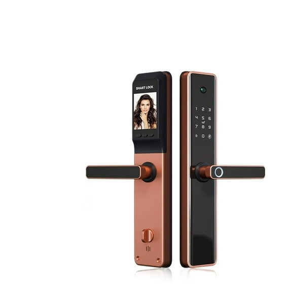 Camera Monitoring Lock Tuya Biometric Fingerprint, Security Intelligent Smart Lock With APP Password Door Lock ,More Secure