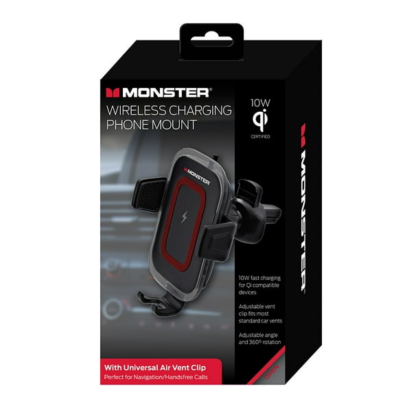 Monster QI Wireless Charging Phone Mount