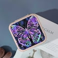 thumbnail image 4 of FCXZI Butterfly Wings Holography Small Jewelry Box for Women Pink, 4 of 5