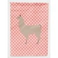 thumbnail image 1 of Carolines Treasures BB7916GF Llama Pink Check Garden Flag, 1 of 3