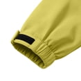 thumbnail image 5 of Kalauyu Mens Hood Windproof Rain Jacket Lined Drawstring with Multi Flap Pocket Water Resistant Hiking Daily Spring Fall Outdoor Coat Tops, 5 of 6
