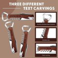thumbnail image 3 of Set Of 8 Groomsmen Bottle Opener Best Man Groom Bottle Opener Corkscrew And Multi Tool Groomsmen Gifts Wooden Wine Beer Bottle Opener For Proposal Bac, 3 of 5