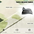 thumbnail image 5 of VOGOL Blackout Curtains for Bedroom, Grommet Abstract Green Plant & Bird Print Linen Window Drapes for Living Room, 2 Panels, Green, 52 x 84, 5 of 6