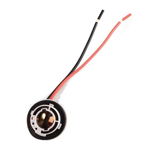 2pcs 1157 Socket LED Turn Signal Brake Light Bulbs Adapter Base, Holder Plug Connector, Wiring Cable, for Extension and Replacement Purposes with Maximum Power Output