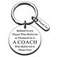 thumbnail image 1 of Regalos de agradecimiento para entrenadores para hombres y mujeres Llavero Detrás de cada jugador que cree en sí mismo hay un entrenador que creyó en él Primero, entrenador de fútbol y rugby, 1 of 1