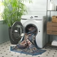 thumbnail image 4 of SAFAVIEH Journey Elfrida Medallion Machine Washable Area Rug, Blue/Ivory, 4'4" x 6'4", 4 of 13