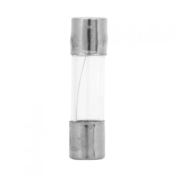 LAFGUR Glass Tube Fuse 100-piece Glass Fuse Set Universal 5x20mm Glass Tube Fuse Set