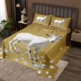 thumbnail image 2 of Erosebridal Cute Sheep Coverlet Set Queen, Bling Diamond Bedding Set, Rustic Farmhouse Animal Decor, 2 of 5