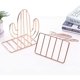 thumbnail image 5 of 2 Pcs Serre-livres En Mtal, Presse-livres En Forme De Cactus Dcoratif Titulaire Pour Rangement Livres Magazines De Bureau Maison Bibliothque Cole,11 Feliz Sencillez, 5 of 5