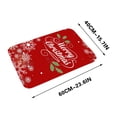 thumbnail image 3 of Puntoco Felpudo navideño, felpudo absorbente para cocina y baño, felpudo antideslizante para baño, 3 of 5
