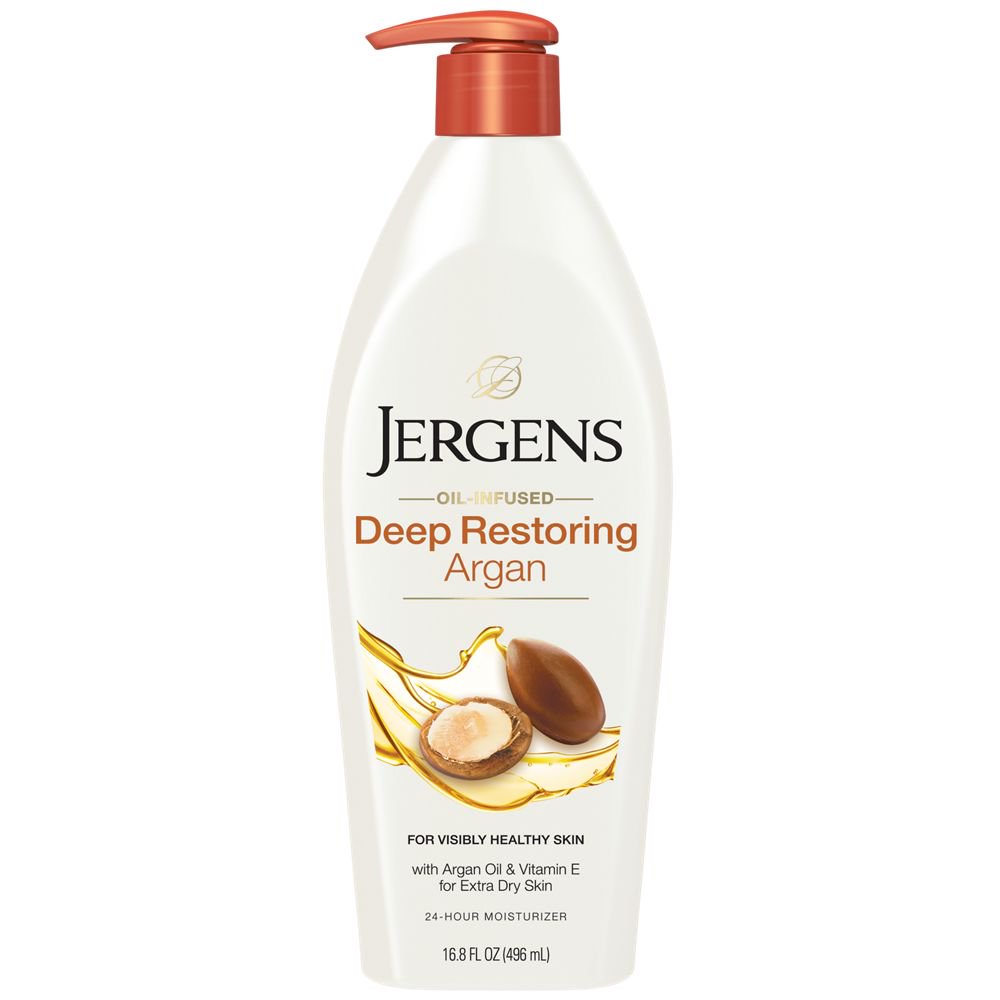 Jergens Deep Restoring Argan OilInfused Moisturizing Lotion, 16.8 fl