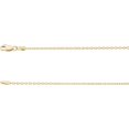 thumbnail image 2 of 14k Yellow Gold 1.4mm Necklace - 3.4 Grams - 20 Inch Sparkle-Cut Cable Chain With Lobster, 2 of 2