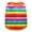 "Multicolor,XL", variant on Rainbow Stripe Dog Shirts Pet T-Shirt Cotton Vest Puppy Apparel Dog Cat Clothes