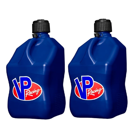 VP Racing Fuels Motorsport 5.5 Gallon Square Utility Jugs, Blue (2 Pack)