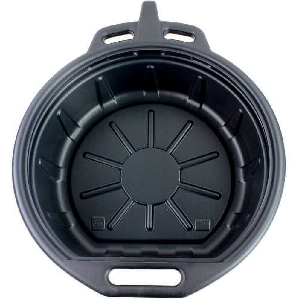 Capri Tools 21021 Portable Oil Drain Pan, Anti-Freeze, Black