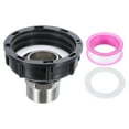 thumbnail image 1 of Adaptador de bolsa IBC Uxcell 1" macho a rosca hembra gruesa S60x6 2" para drenaje de tanque de agua de 275-330 galones Negro, 1 of 4