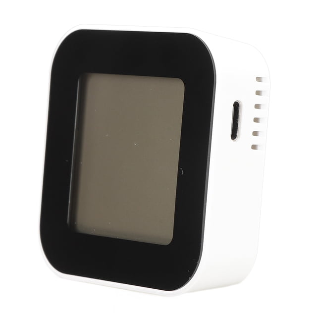 Temperature Indoor Air Quality Tester High Accuracy Sensor Large Display Portable HCHO Temperature Humidity Detector for Rental House Office Classroom