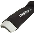 thumbnail image 3 of Combat Sports Adults Washable MMA Kickboxing Muay Thai Karate Elastic Cloth Shin & Instep Padded Guards Large Black, 3 of 6