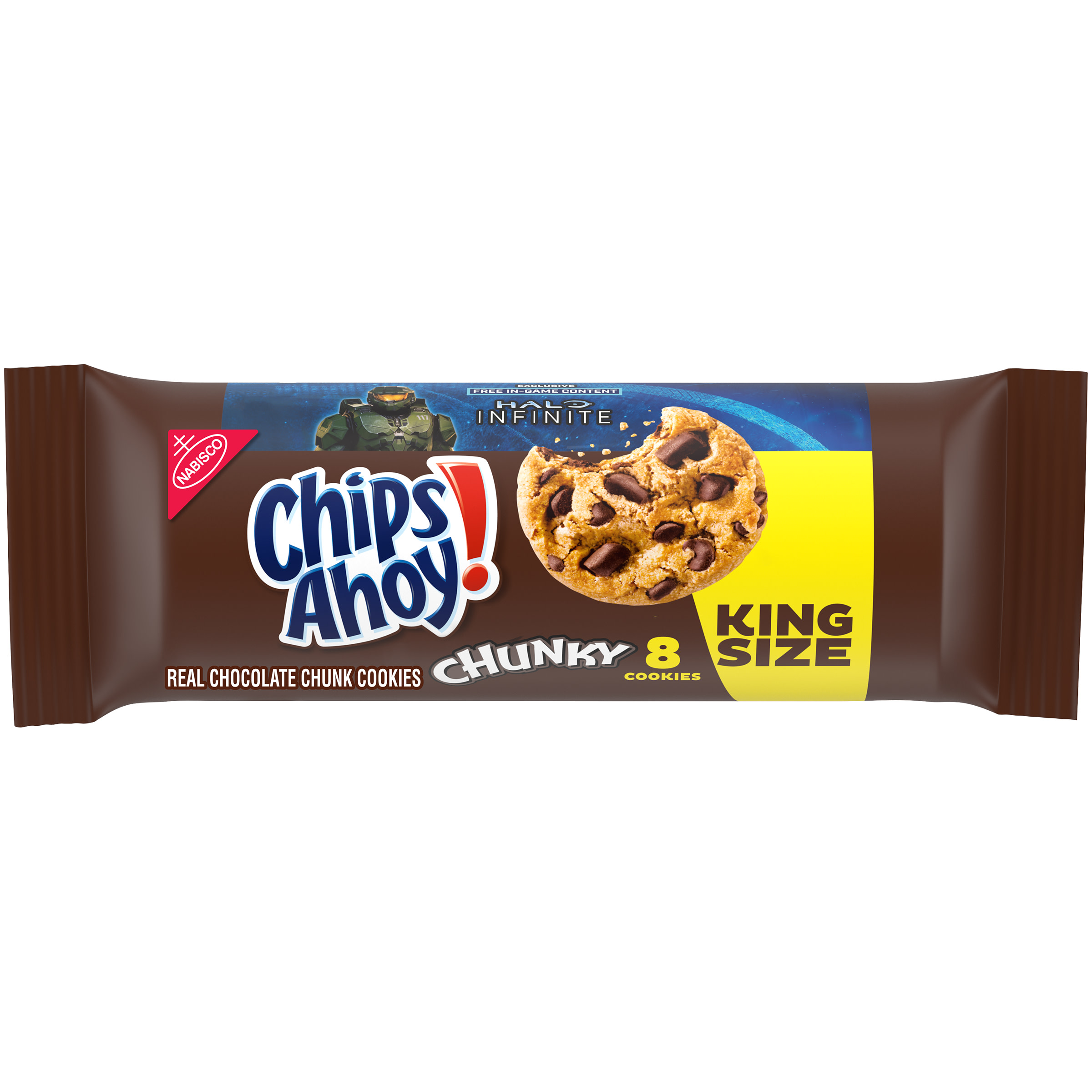 CHIPS AHOY! Chunk Chocolate Chip Cookies, King Size (4.15oz) Walmart