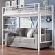 thumbnail image 2 of VECELO - Cama Tipo Loft de tamaño Individual con escaleras, Escalera extraíble y barandilla Alta, Ma, 2 of 7