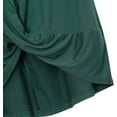 thumbnail image 5 of MURMUREY Women's V Neck Tops Summer Short Ruffled Sleeve Drawstring Casual T-Shirts Blouses, 5 of 6