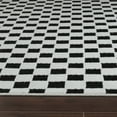 thumbnail image 4 of Rug Branch Maise Checkered Indoor Outdoor Area Rug, Black White, Modern - Entryway, Hallway, Bathroom, and Kitchen, 4 of 5