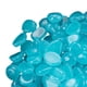 thumbnail image 2 of 100 Piezas Guijarros Reutilizables Que Brillan en para Paisajismo Al Aire Libre () Azul, 2 of 4